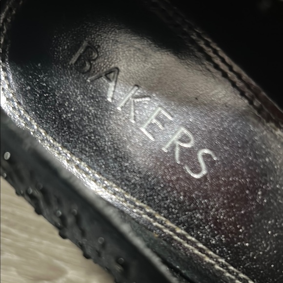 Bakers Black Glitter Platform Heels - Picture 2 of 12